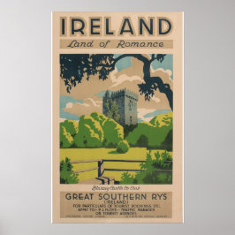 Irland Vintage resor Poster
