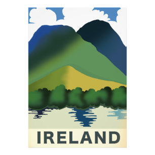 Irland vintage resor poster
