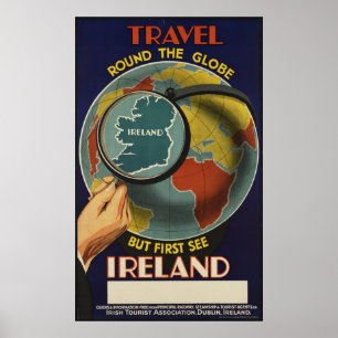 Irland Vintage resor Poster AD Retro-utskrifter