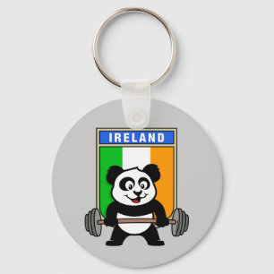 Irland WeightliftingPanda Nyckelring