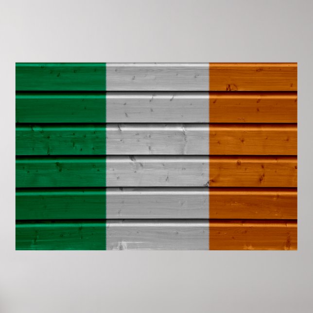 Irland Woodplank Poster (Framsidan)