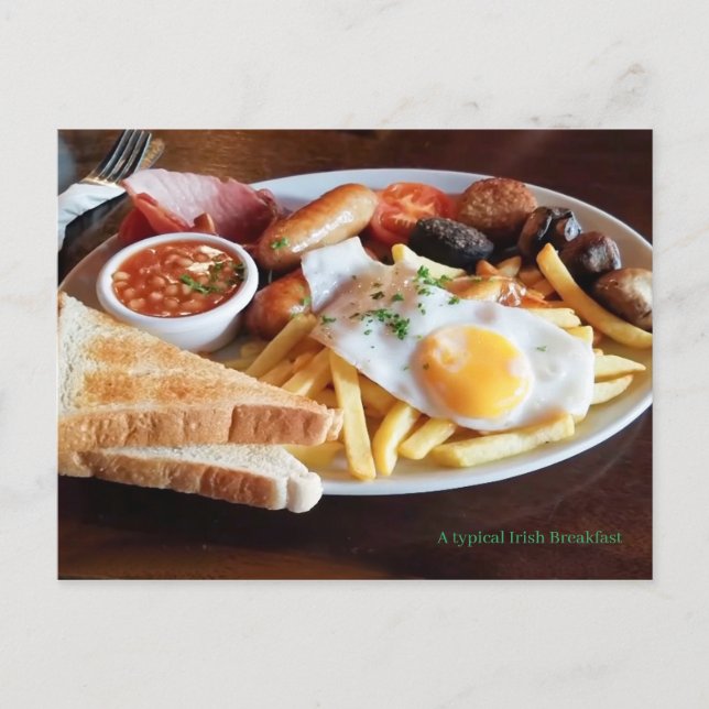 Irländare avbildar för vykort (Framsida)