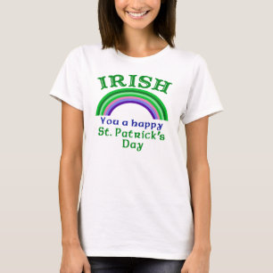 IRLÄNDARE dig lyckliga ett Sts Patrick dag T Shirt