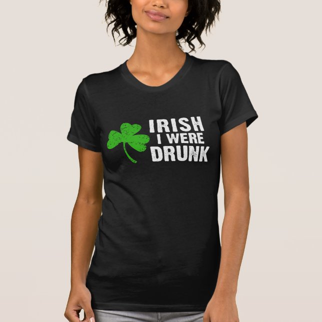 Irländare dracks jag! tee shirt (Framsida)