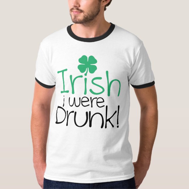 Irländare dracks jag! tee shirt (Framsida)