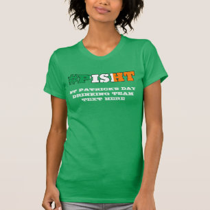 Irländare drucken st patricks day tee shirt