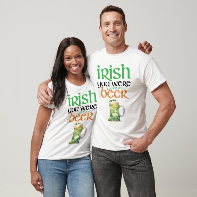 Irländare du var Beer St. Patrick's Day T-shirt (Unisex)