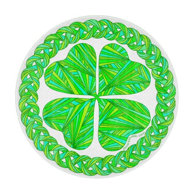 Irländare för grönt för Shamrock för lycklig (Framsidan)