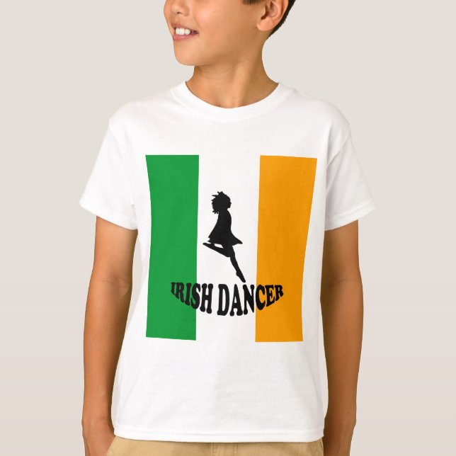 Irländare kliver dansare t shirt (Framsida)