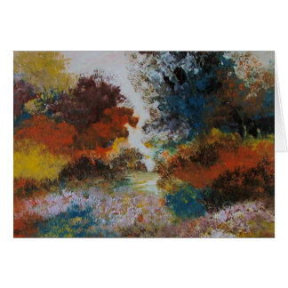 Irländare landskap - våren hälsningskort