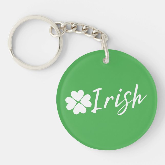 Irländare med Shamrock - St. Patricks dag (Framsidan)