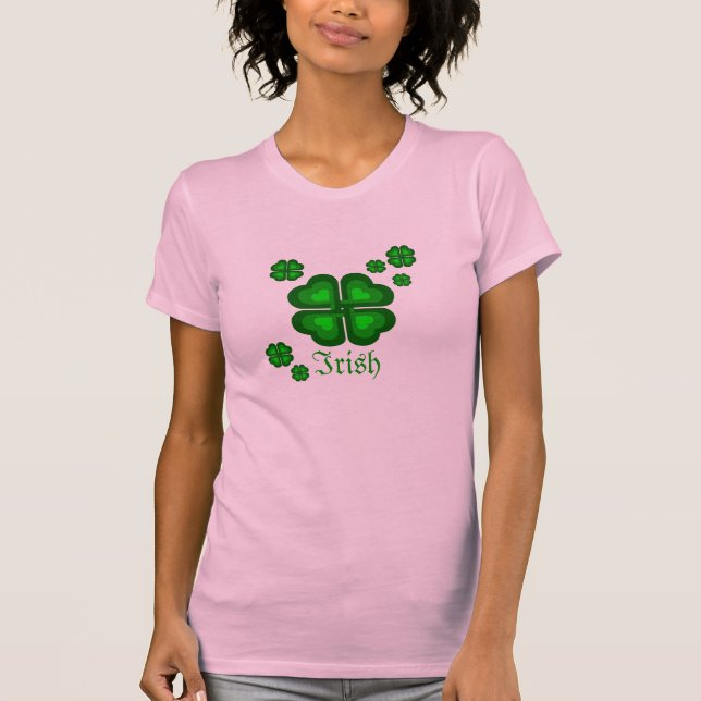 Irländare som är celtic i rosor tee (Framsida)