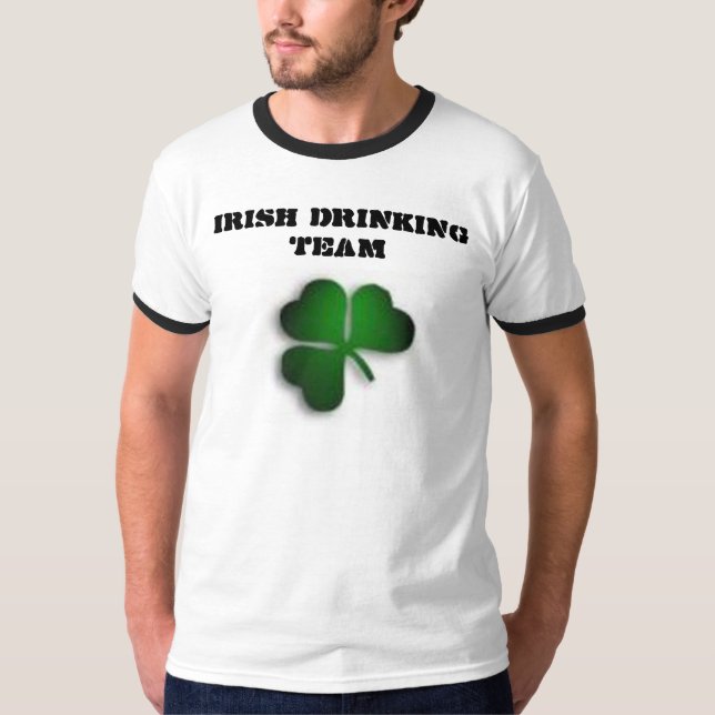 Irländare som dricker Team2 Tröja (Framsida)