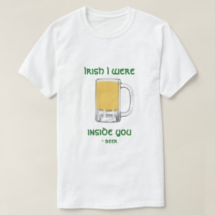Irländare var jag inre dig Sts Patrick dagT-tröja T Shirt