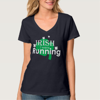 Irländare var jag rinnande kvinna TShirt Tee