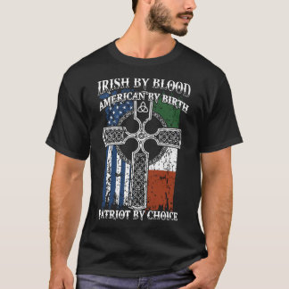 irländare vid blodamerikan av födelsepatrioten vid t shirt