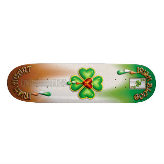 "IRLÄNDAREÖVERDÄNGARE ", MINI SKATEBOARD BRÄDA 18,7 CM