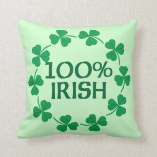 IrländareShamrocks 100% Kudde