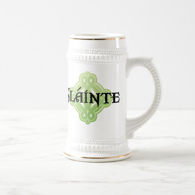IrländareSlainte öl Stein Sejdel (Höger)