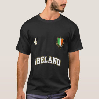 Irlands 4-fotbollsgrupp Sports Irish Flagga T Shirt