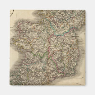 Irlands Atlas Karta Magnet