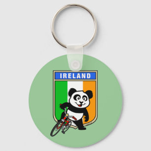 Irlands cykelpanda nyckelring