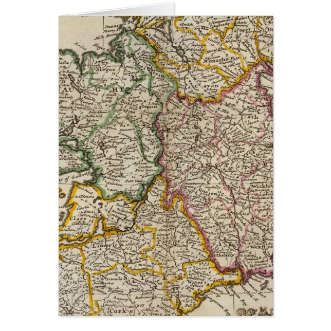 Irlands ficka hälsningskort (Framsidan)