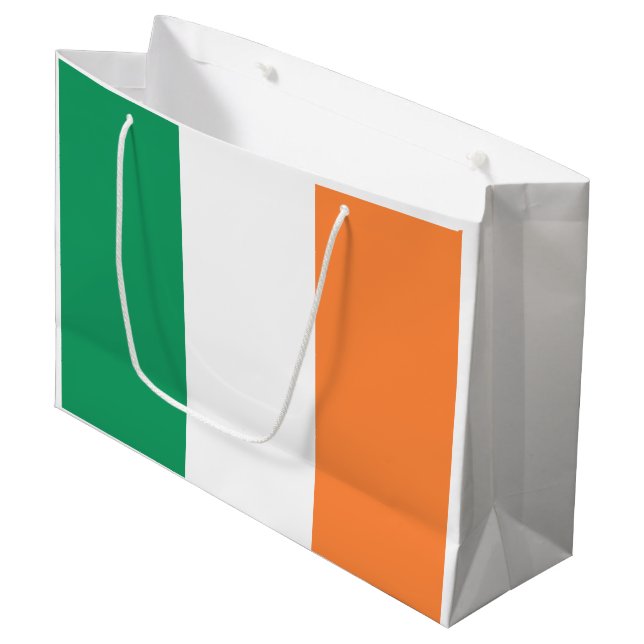 Irlands flagga (Framsidan Vinklad)