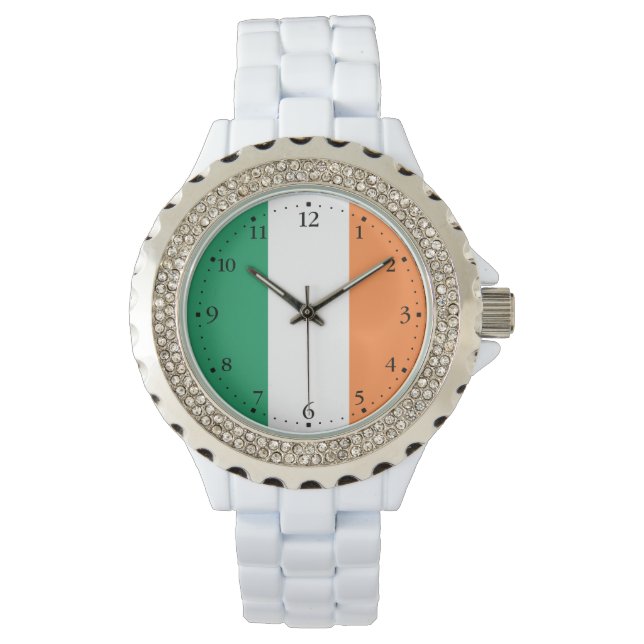 Irlands flagga armbandsur (Framsida)