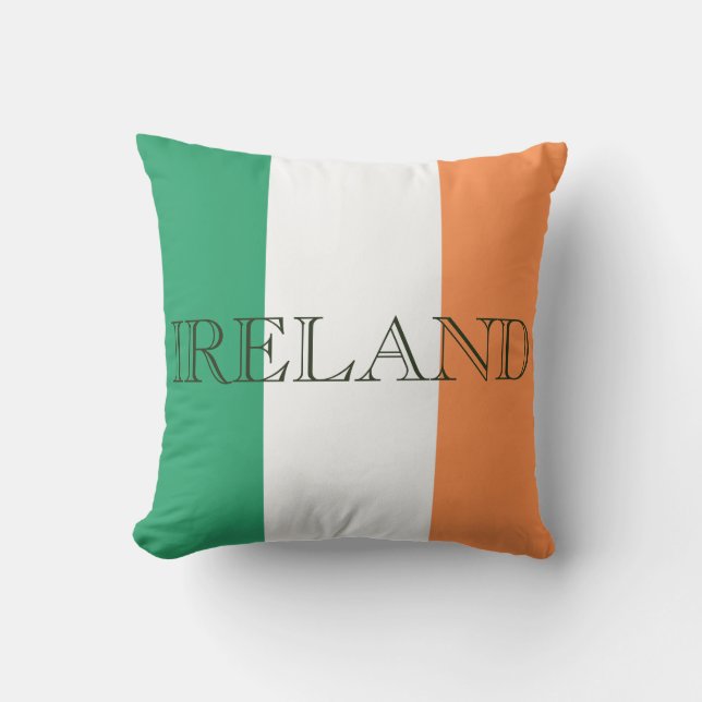 Irlands Flagga Irland övertäckningstakt Kudde (Framsida)
