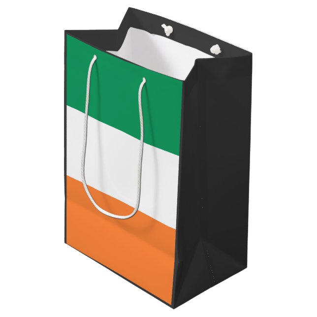 Irlands flagga: irländsk banner, Fritt Storbritann (Framsidan Vinklad)