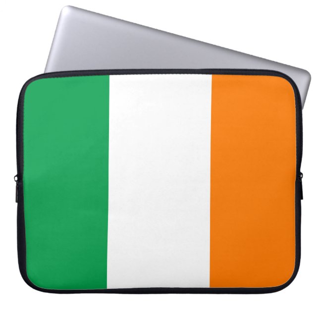 Irlands flagga laptop fodral (Framsidan)