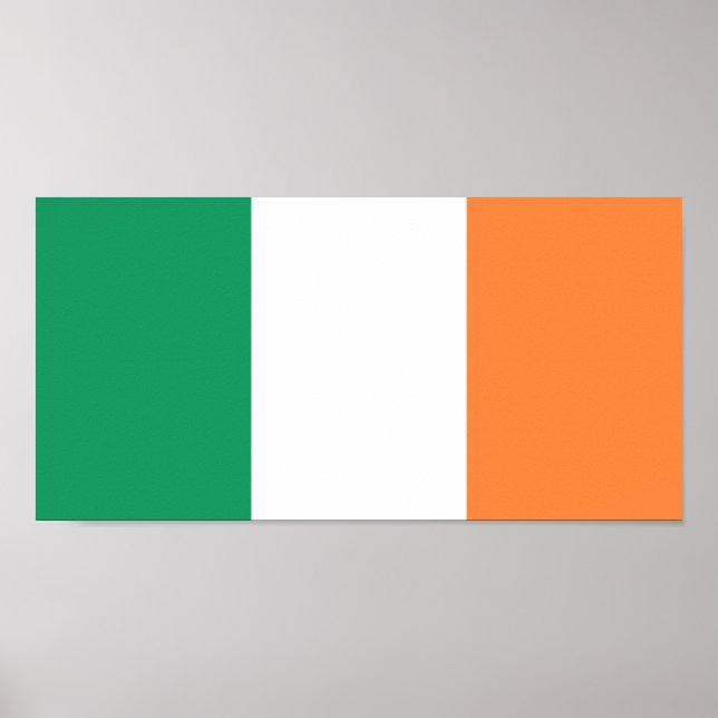 Irlands flagga poster (Framsidan)