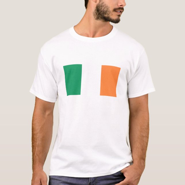 Irlands flagga t shirt (Framsida)