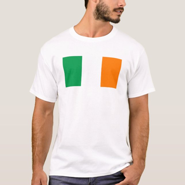 Irlands flagga t shirt (Framsida)