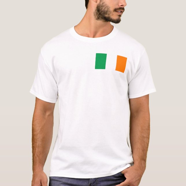 Irlands flagga t shirt (Framsida)