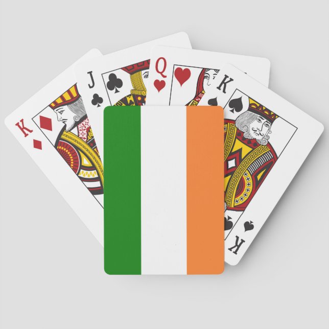 Irlands flagga totalt casinokort (Baksidan)