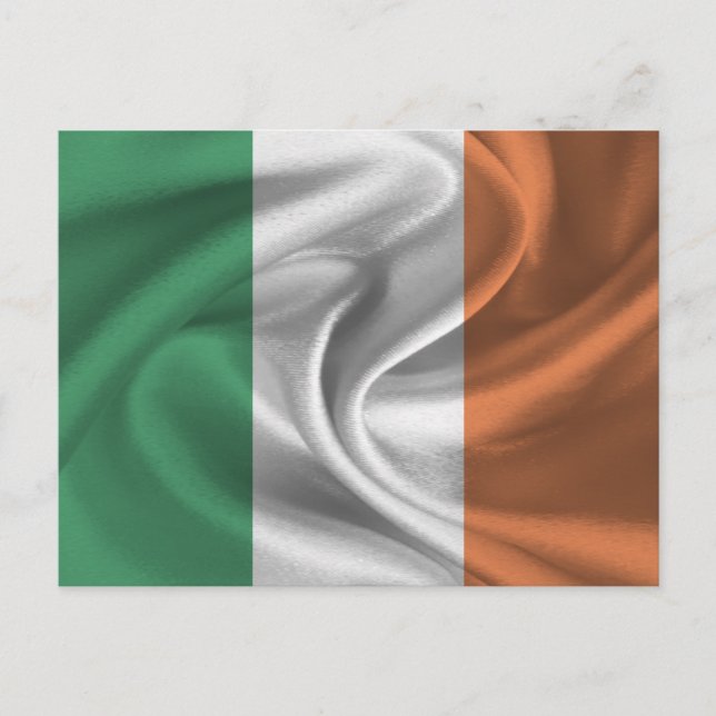 Irlands flagga vykort (Framsida)