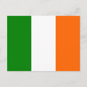 Irlands Flagga Vykort
