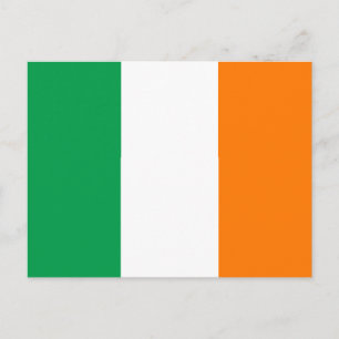 Irlands flagga vykort