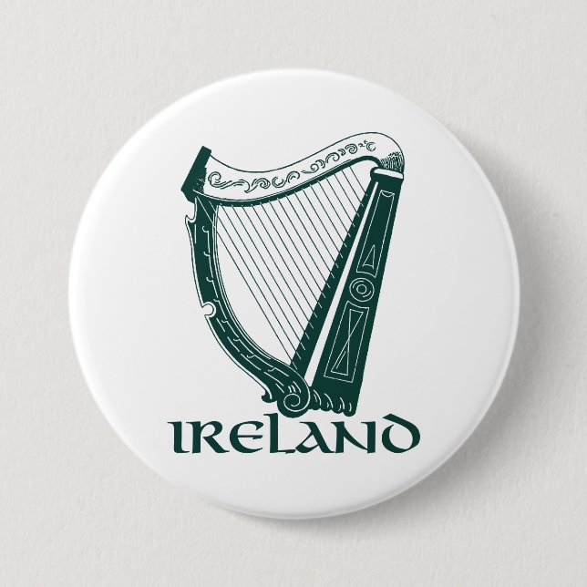 Irlands Harp Design, Irish Harp Knapp (Framsida)