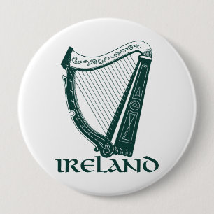 Irlands Harp Design, Irish Harp Knapp
