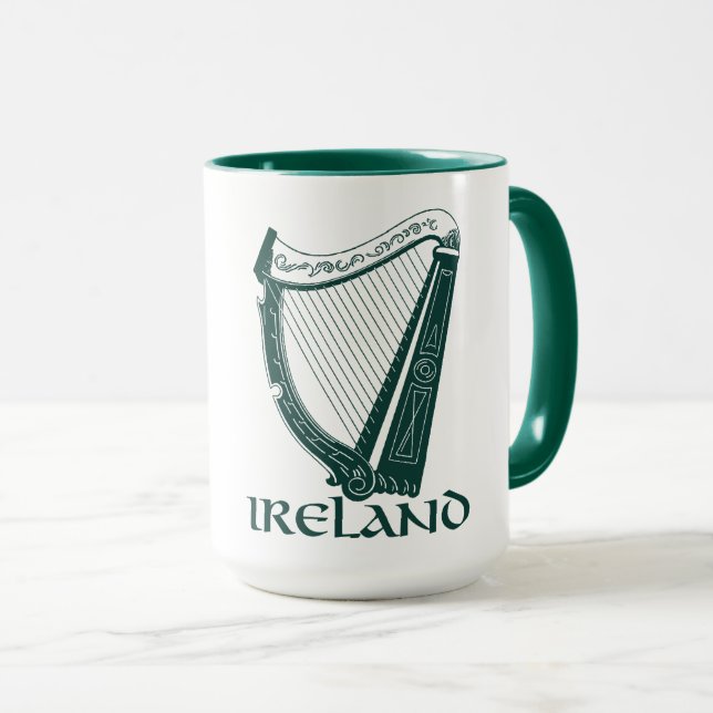 Irlands Harp Design, Irish Harp Mugg (Framsida höger)