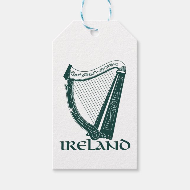 Irlands Harp Design, Irish Harp Presentetikett (Framsidan)