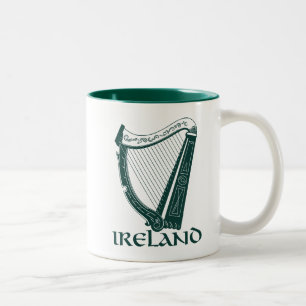 Irlands Harp Design, Irish Harp Två-Tonad Mugg