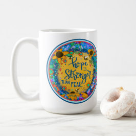 Irlands Huddle Hope Blommigt Bumblebee Inspiritivi Kaffemugg