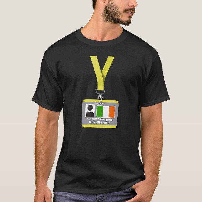 Irlands ID-kort för mest fantastisk-irländska T Shirt (Framsida)