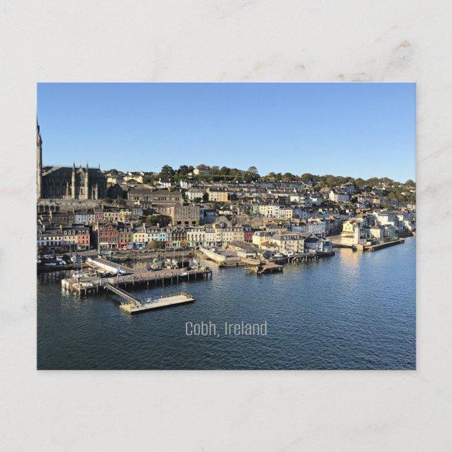 Irlands kust, fotografi, vykort (Framsida)