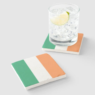 Irlands nationalflagga, irländsk standard, banner stenunderlägg