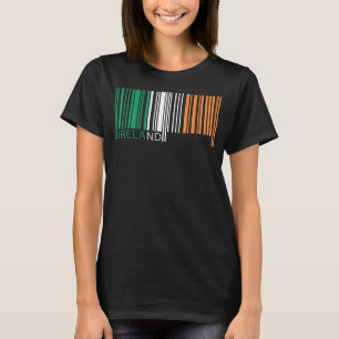 Irlands nationella Flagga för för manar sydliga kv T Shirt